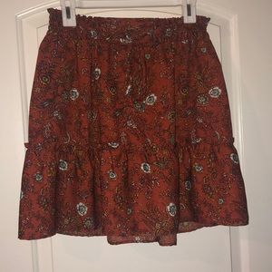 Fall Mini Skirt